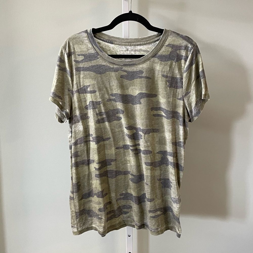 Lucky Brand Green Camo Tee